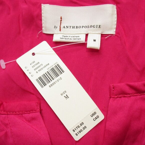 NWT by Anthropologie The Somerset Maxi in Pink Lumensilk Edition Dress M - Picture 4 of 9